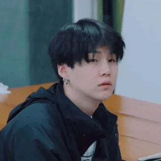 🙁 Suga kpop, idol, cantante, min yoongi, bts telegram sticker