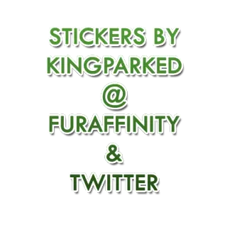 📝 STICKERS BY KINGPARKED @ FURAFFINITY & TWITTER stickers, kingparked, fur affinity, twitter telegram sticker