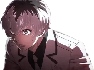 🖤 Ken Kaneki Tokyo Ghoul อนิเมะ, มังงะ, Tokyo Ghoul, Ken Kaneki, กูล, ตัวละคร telegram sticker