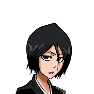 👧 Rukia Kuchiki Bleach Anime, Mangá, Bleach, Rukia Kuchiki, Shinigami telegram sticker