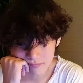 😕 Porträt, Mann, Person, Gesicht, Koreanisch, Idol telegram sticker