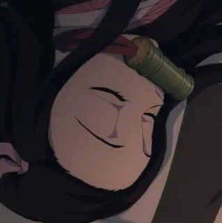 🐈‍⬛️ Nezuko Kamado Demon Slayer Anime, Nezuko, Demon Slayer, Chorando, Garota Anime whatsapp sticker