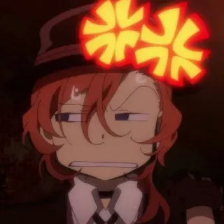 🍁 Anime, En colère, Dessin animé, Expression, Frustré telegram sticker
