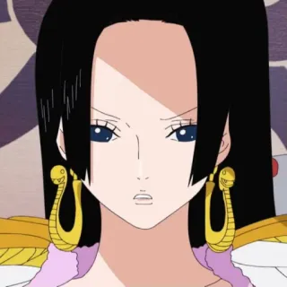 🥰 Boa Hancock One Piece Anime, One Piece, Boa Hancock, Imperatriz Pirata, Mulher, Personagem telegram sticker