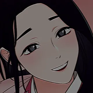 😈 anime, mulher, desenho animado, asiática, menina telegram sticker