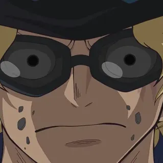 🔥 Sabo One Piece anime, one piece, sabo, personagem, adesivo telegram sticker