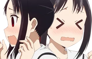 😣 Kaguya Shinomiya Kaguya-sama: Love Is War Anime, Kaguya, Shinomiya, Kaguya-sama, Love is War, Lustig, Schockiert, Überrascht telegram sticker