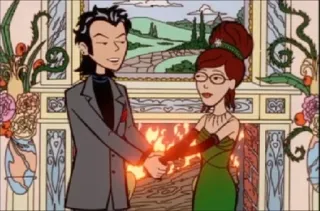 🌟 Daria Morgendorffer Daria Daria, Cartoon, Animated, MTV, Romance telegram sticker