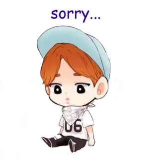 😥 06 만화, kpop, 애니메이션, 소년 telegram sticker