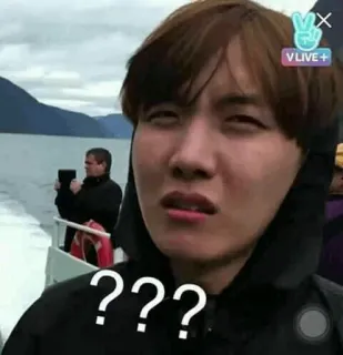 🤔 ??? 问题, 困惑, 表情, 脸, 男人 telegram sticker
