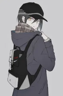 🌟 Anime, Personaje, Mochila, Gorro, Ropa de invierno, Bufanda telegram sticker