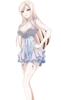 😊 Anime, Donna, Ragazza, Cartone animato, Personaggio, Illustrazione telegram sticker