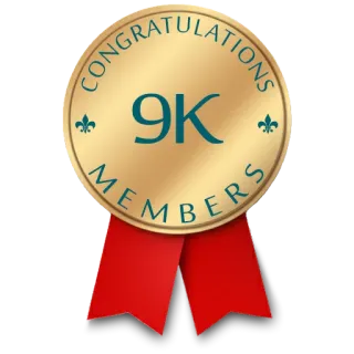 ⚜️ CONGRATULATIONS 9K MEMBERS congratulations, 9K, members, celebration, achievement, community telegram sticker