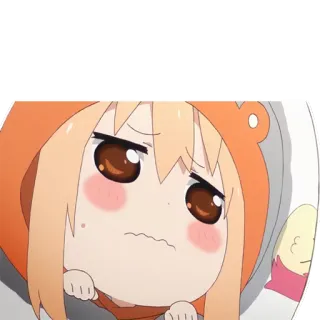 😟 Umaru Doma anime, manga, umaru, cute, kawaii, himouto umaru-chan telegram sticker