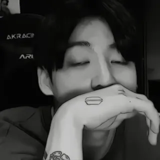 πΎ Jungkook kpop, idol, penyanyi, potret, tato whatsapp sticker