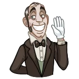 Butler Alfred telegram stickers