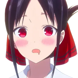 🌈 Kaguya Shinomiya Kaguya-sama: Love Is War Anime, Kaguya, Shinomiya, Kaguya-sama, Love is War, Réaction, Surpris telegram sticker