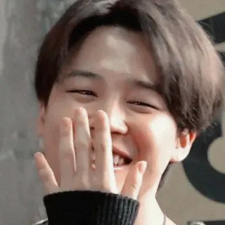 🌷 persona, gesto con la mano, sonrisa whatsapp sticker