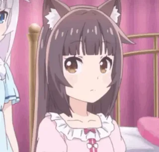 🩸 anime, catgirl, kawaii, cute, manga, neko telegram sticker