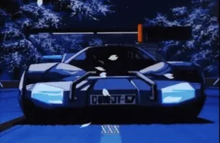 🪐 XXX samochód, pojazd, noc, XXX telegram sticker