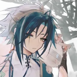 🪀 Xiao Genshin Impact Anime, Videojuego, Genshin Impact, Xiao, Personaje telegram sticker
