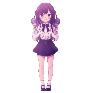 🥳 Anime, Mädchen, Süß, Cartoon, Charakter, Illustration whatsapp sticker