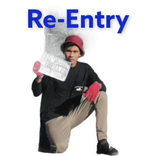 ✅ Re-Entry telegram sticker