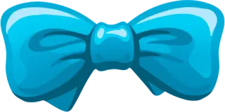 🦋 laço, fita, azul, decoração, presente, acessório, fofo telegram sticker