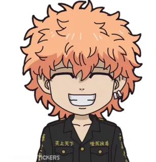 💫 天上天下 唯我独尊 animé, manga, dessin animé, souriant, personnage whatsapp sticker