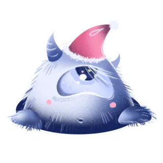 🙃 Monstruo, Lindo, Dibujo animado, Sticker, Personaje whatsapp sticker