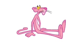 😜 Pink Panther cartoni animati, Pantera Rosa, divertente, animazione telegram sticker