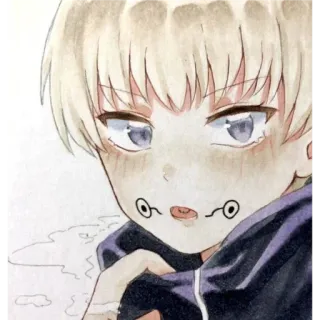 💭 Anime, Manga, Dễ thương, Minh họa, Nhân vật, Nghệ thuật whatsapp sticker