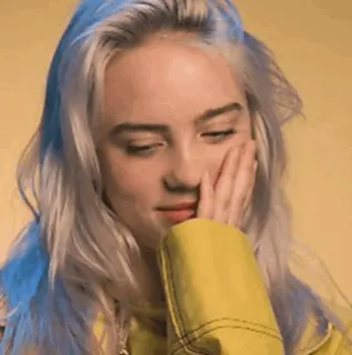 🥑 Billie Eilish Billie Eilish, Sängerin, Musiker, Promi, Popstar, Mode whatsapp sticker