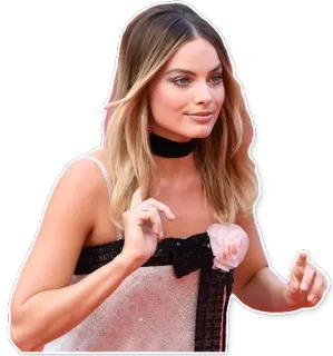 👻 Margot Robbie actrice, célébrité, femme, Margot Robbie whatsapp sticker
