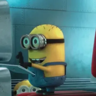🍌 Minion Minion, Cartoon, lustig, Figur telegram sticker