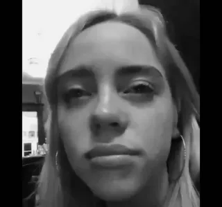 💚 Billie Eilish Billie Eilish, cantante, pop star, celebrità, musicista telegram sticker