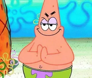 🙂 Patrick Star SpongeBob SquarePants telegram sticker