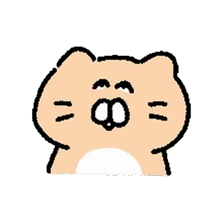 🥚 gato, animal, lindo, dibujos animados, kawaii, pegatina telegram sticker