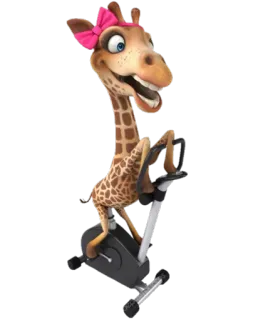 @Beautifulstickers 😍fun giraffe😍 telegram stickers