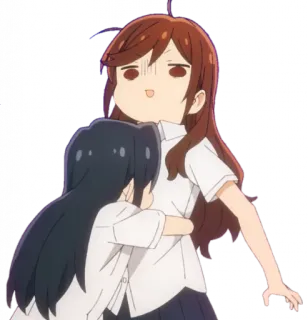 🤗 Anime, Abraço, Amizade, Desenho animado telegram sticker