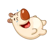 😂 漫画, 動物, 可愛い, 幸せ, クマ whatsapp sticker
