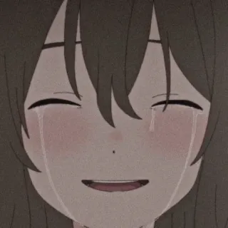😢 Anime, Sedih, Menangis, Gadis, Emosional, Kartun whatsapp sticker