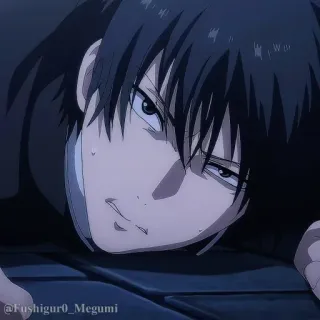 🎲 Megumi Fushiguro Jujutsu Kaisen @Fushiguro_Megumi Аниме, Фантастика, Фушигуро Мегуми, Jujutsu Kaisen, Персонаж telegram sticker