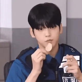 🍟 경찰 polizia, agente, uniforme, uomo, coreano telegram sticker