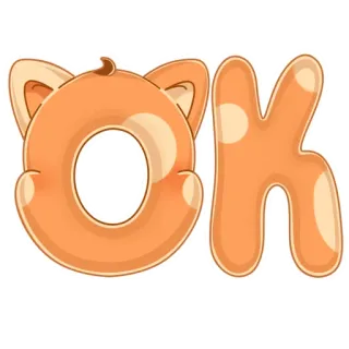 Мандариновый кот :: @karish_art telegram stickers