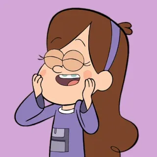 🙈 Mabel Pines Gravity Falls cartoon, animated, character, Mabel, Gravity Falls telegram sticker