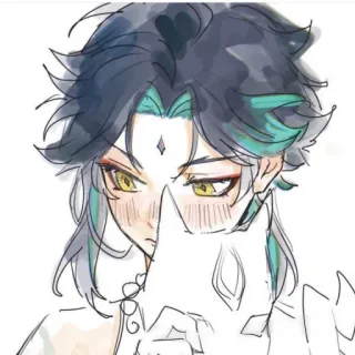 🪀 Xiao Genshin Impact Anime, Fanart, Juego, Genshin Impact, Xiao telegram sticker