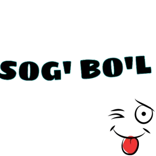 🖐 SOG' BOIL telegram sticker