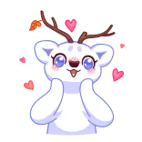 🥰 lindo, kawaii, adorable, oso, animal, corazones, amor telegram sticker