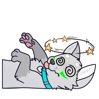 😵‍💫 Wolf telegram sticker